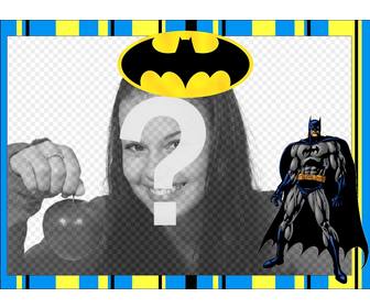 frame libero batman da personalizzare le tue foto per