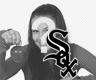 foto effetto per incollare il logo di white sox squadra sulle tue foto