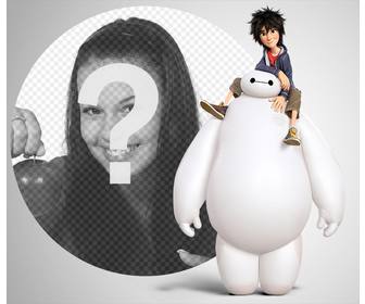 aggiungi tua foto gratis i personaggi di big hero 6 questo effetto