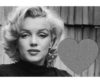 effetto foto bella marilyn monroe per aggiungere foto