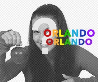 adesivo per incollare in linea orlando sulle tue foto i colori dellarcobaleno