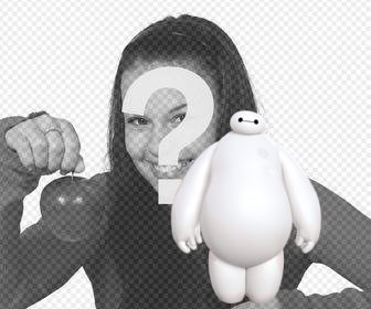 aggiungere baymax nelle foto questo effetto foto gratis