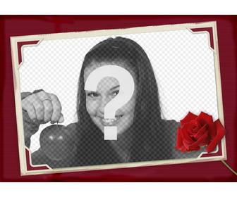 rose rosse cornice modifica di foto da questa pagina in memoria di san valentino