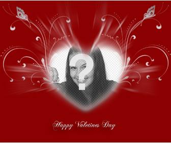 celebrare un giorno felice san valentino questo sfondo di modificare tua foto