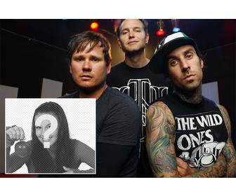 effetto foto da modificare di blink 182 band e puo stampare