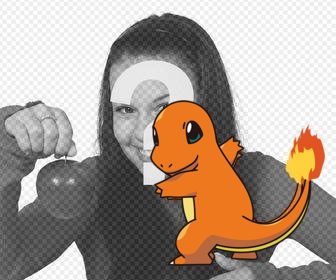 mettere charmander voi questo fotomontaggio in linea incolla in linea