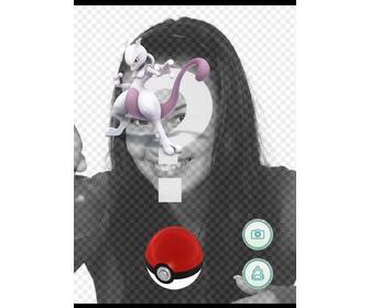 effetto foto mewtwo in pokemon go gioco per aggiungere il