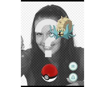 caccia un omastar questo fotomontaggio di pokemon per tua foto