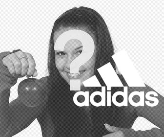 adidas sport logo per aggiungere le vostre foto gratis