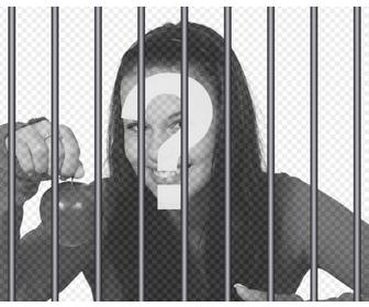 barre di acciaio da aggiungere alle vostre foto per dare effetto di carcere