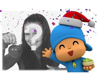 effetto di natale pocoyo per modificare di tua foto gratis