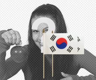 bandiera della corea sud che e possibile aggiungere alle vostre foto questo effetto in linea