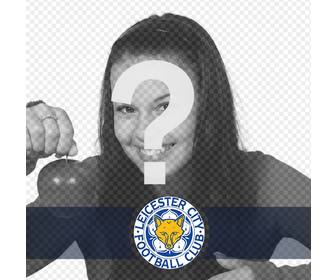 fotomontaggio di squadra di calcio leicester aggiungere fotografico online