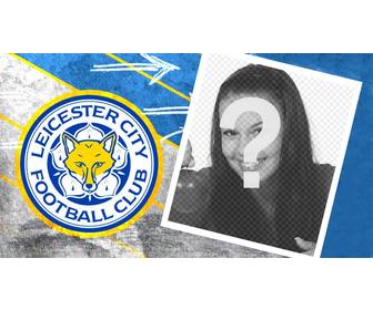 coprire foto per gli appassionati di leicester squadra da personalizzare per fotomontaggio