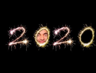 effetto di mettere vostra foto nell039anno 2025 zero di fuochi d039artificio