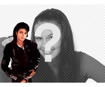 fotomontaggio di mettere tua foto accanto michael jackson