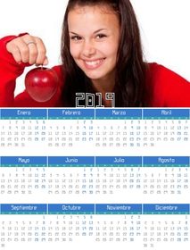 calendario 2025 anno intero tua foto