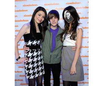 fotomontaggio di justin bieber nickelodeon