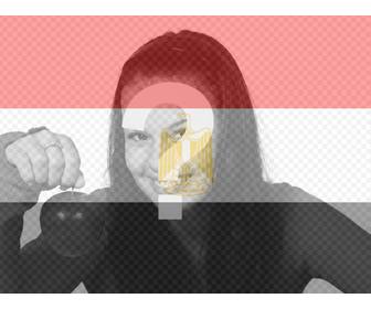 bandiera egiziana da mettere nelle tue foto