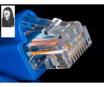 sfondo per twitterof un cavo ethernet dove puo mettere tua foto