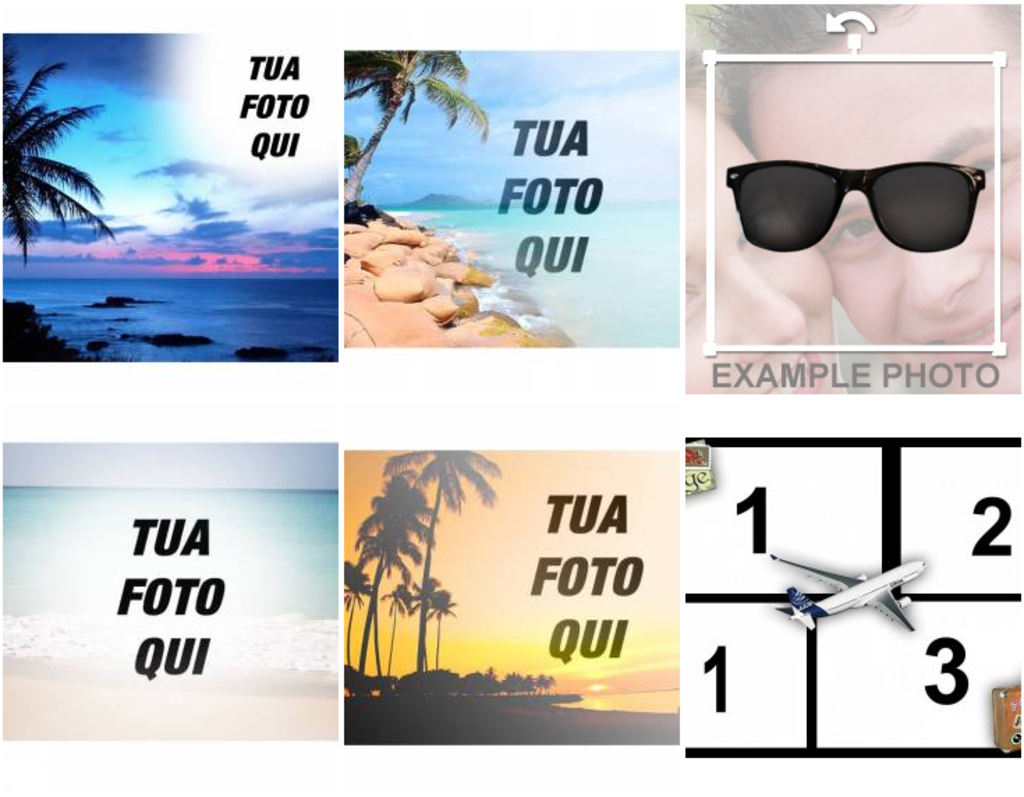 Creare fotomontaggi con le foto delle vacanze