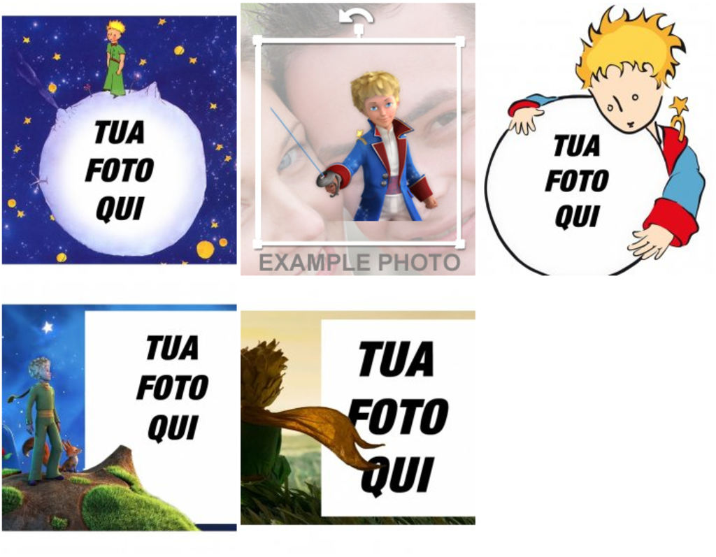 Effetti fotografici del Piccolo Principe per le tue foto