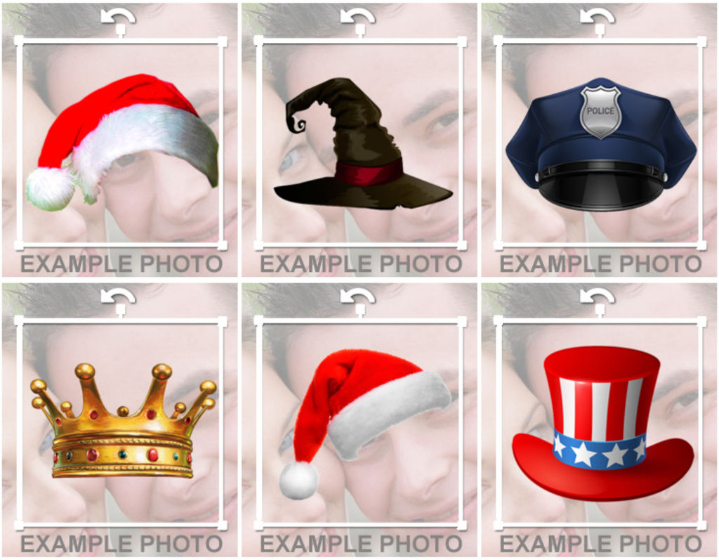 Effetti fotografici di berretti e cappelli per mettere le vostre foto