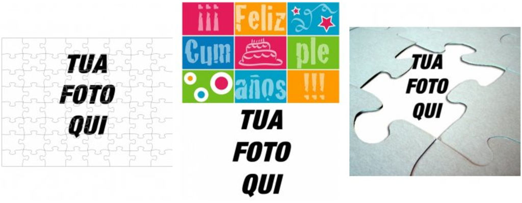 Fotomontaggi di puzzle