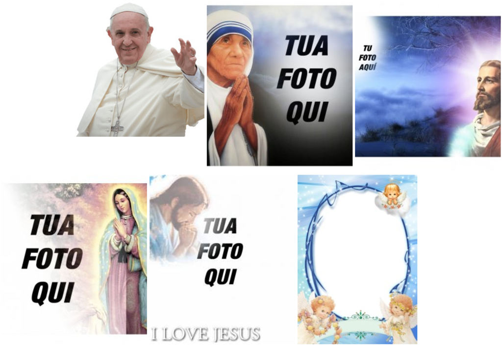 Fotomontaggi religiosi on line