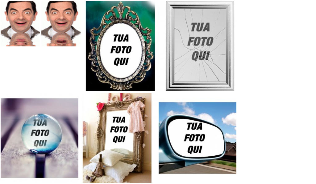 riflessione o specchio effetti a che fare con le tue foto online