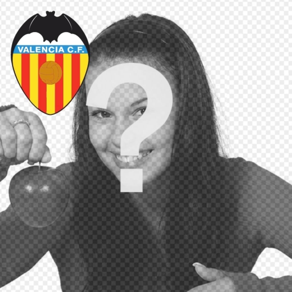 Valencia Football Club Scudo di personalizzare on-line i vostri quadrati a forma di foto di