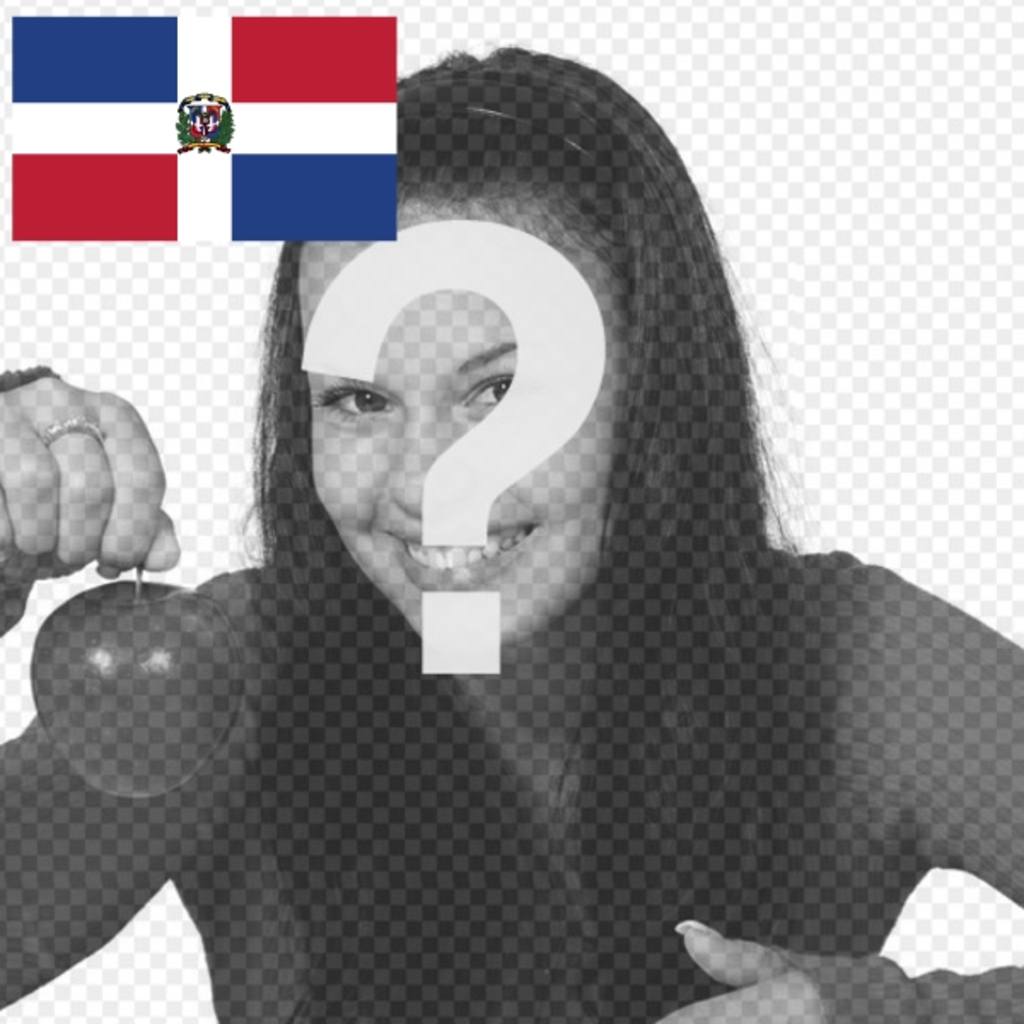 Repubblica Dominicana bandiera per posizionare sul tuo avatar Twitter o qualsiasi altro social..