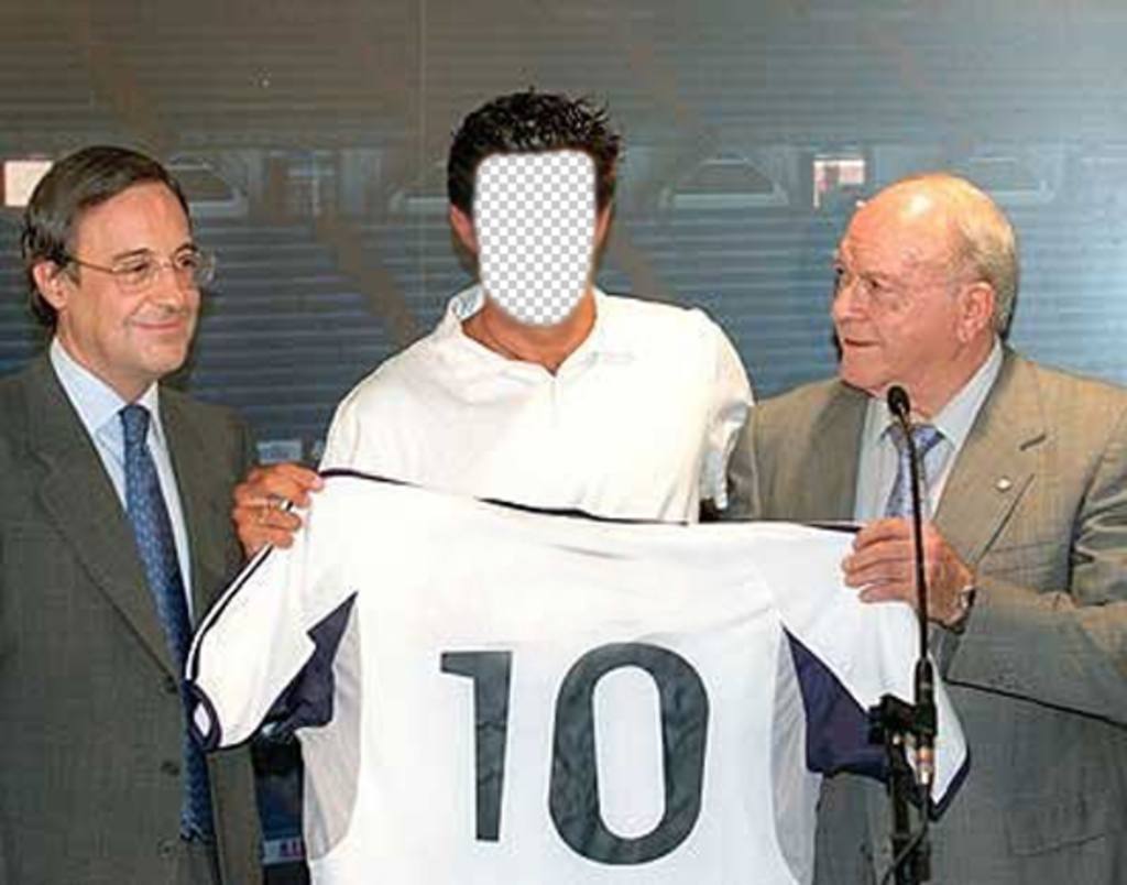 Modifica questa foto effetto di mettere la vostra faccia di fronte ad un giocatore ..
