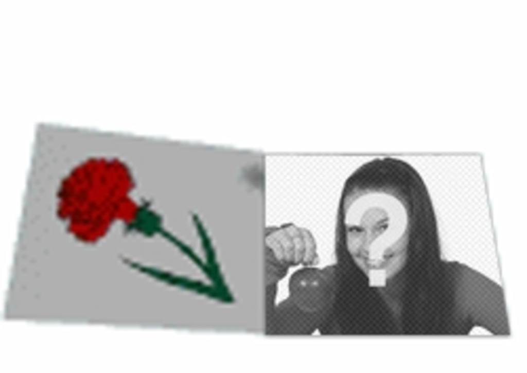 Personalizzato Love Letter animazione animata con una rosa. Con la tua..