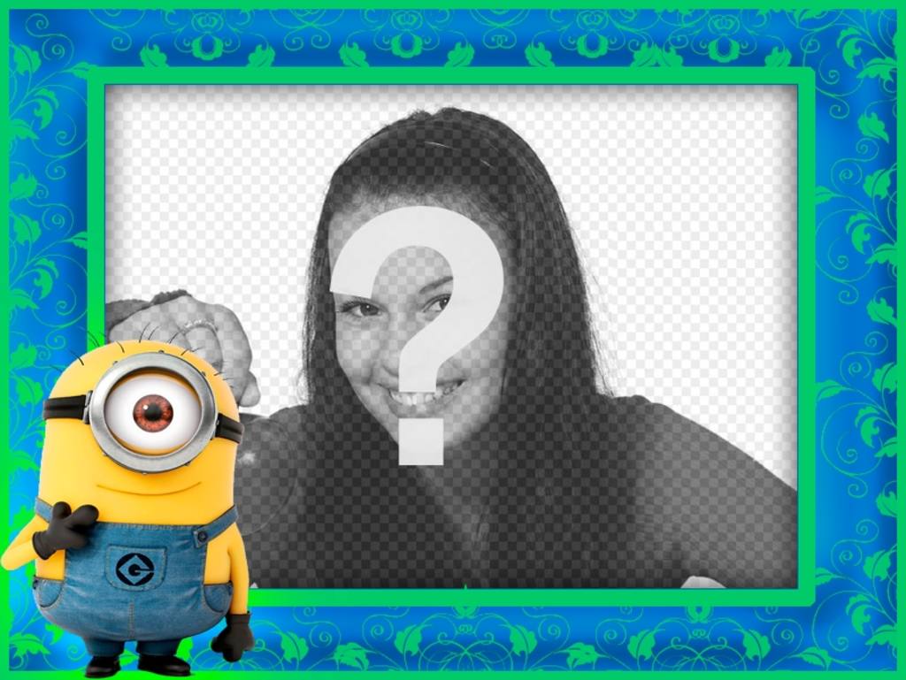 Cornice per foto con Minion dal film 