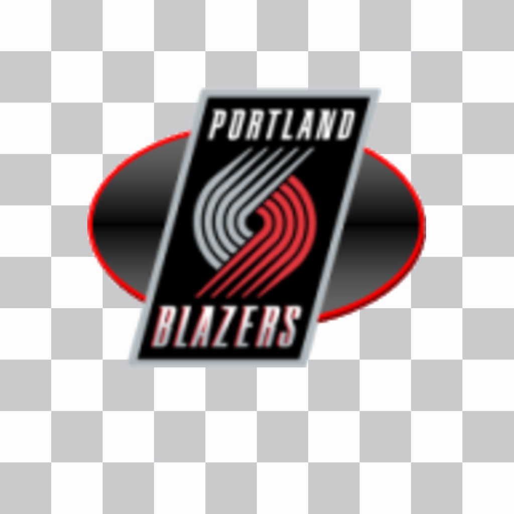 Adesivo con il logo dei Blazers Portland. ..