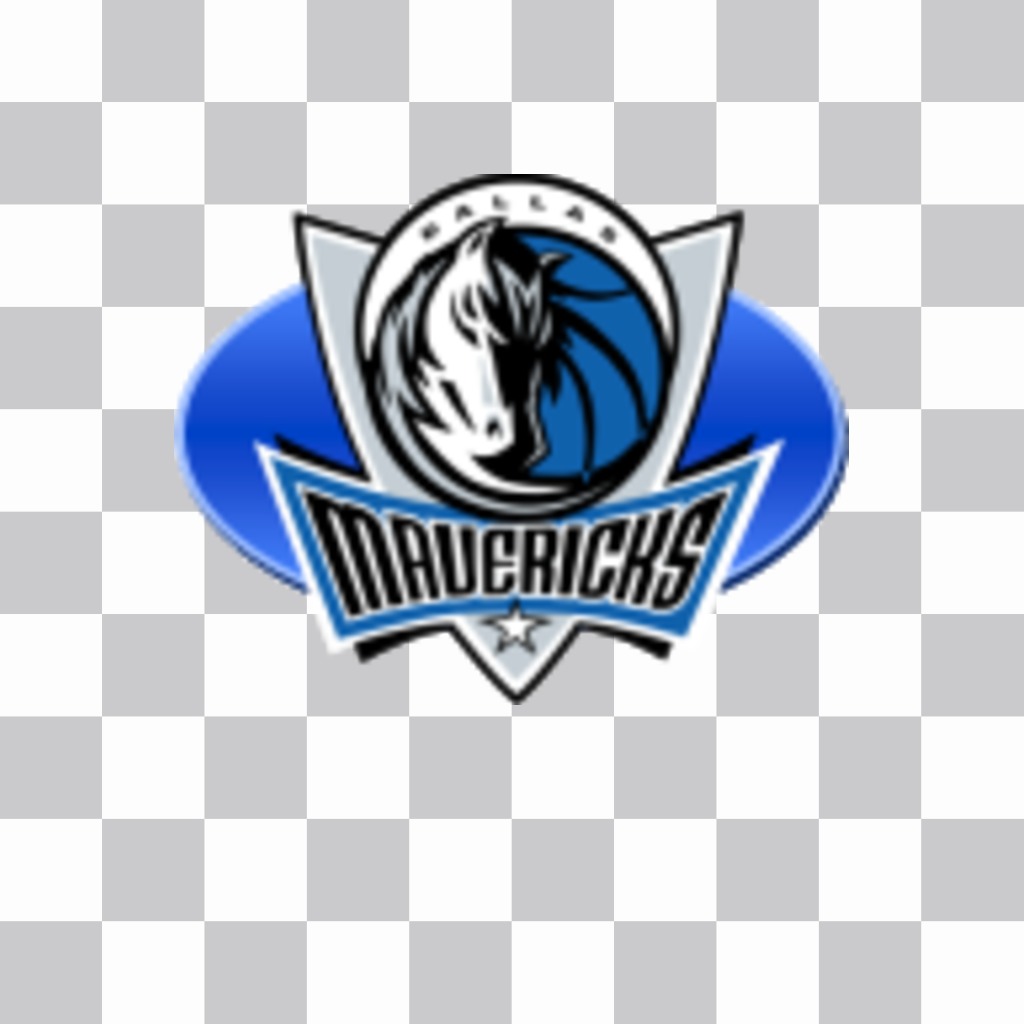 Adesivo Basket con il logo dei Dallas Mavericks. ..