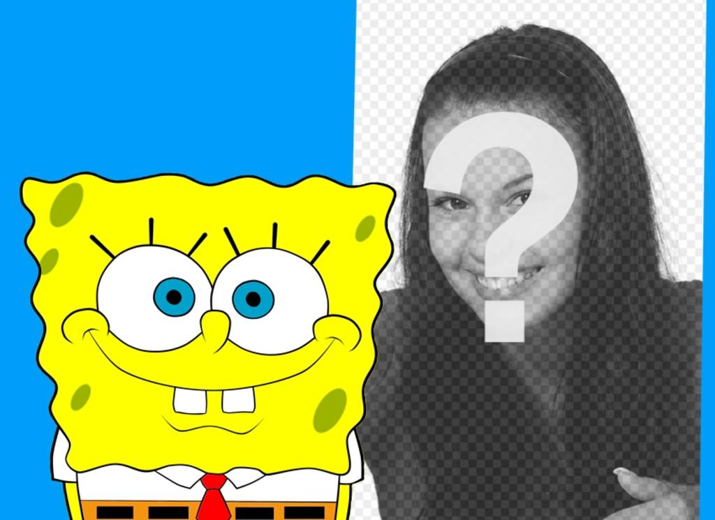 Collage di mettere la tua foto con SpongeBob ..