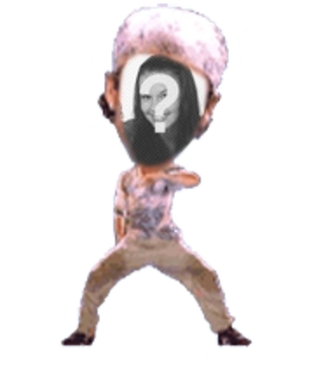 Animazione personalizzata divertimento in cui si può mettere il tuo volto in un fantastico..