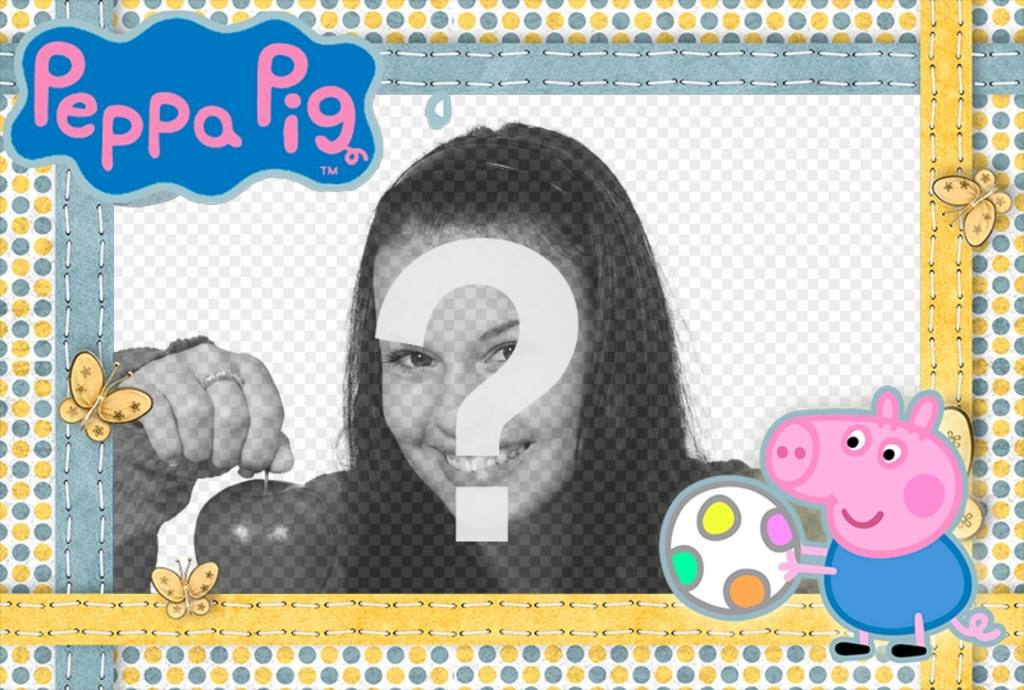 Peppa Pig photo frame ..