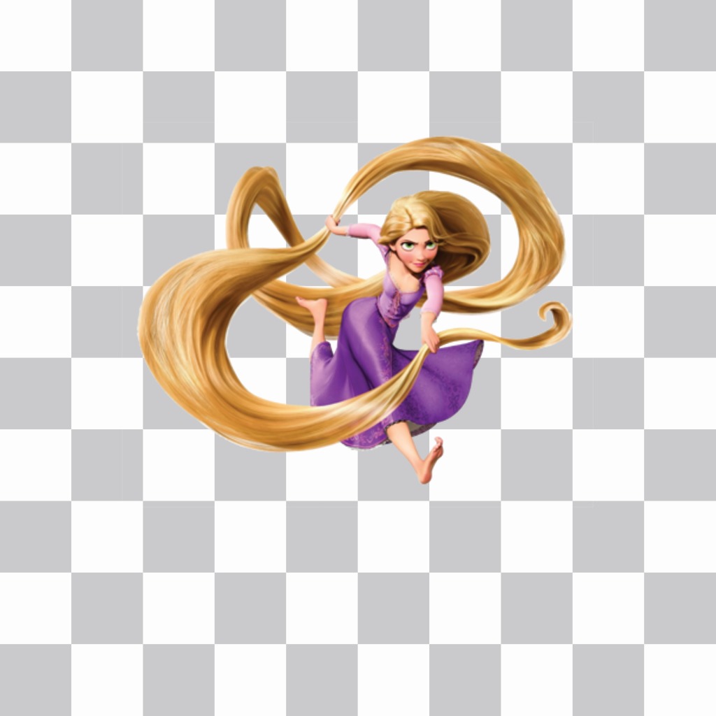 Mettere principessa Rapunzel sulle tue foto con questo fotomontaggio ..