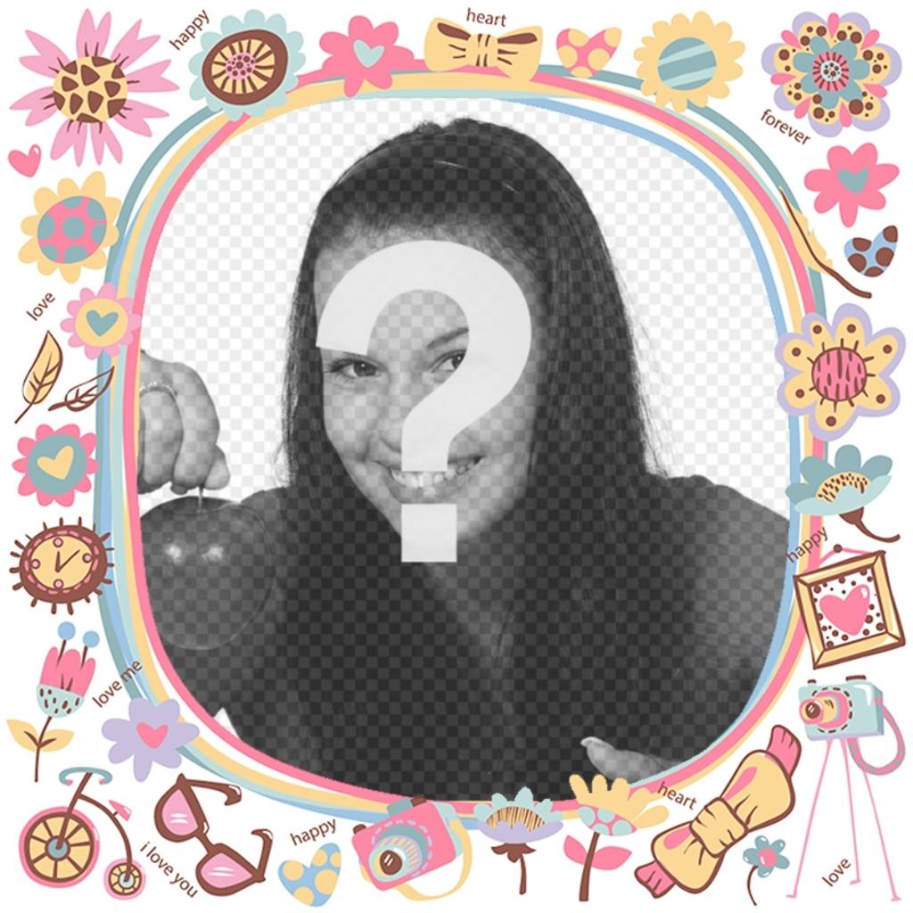 Bella cornice per le ragazze ..