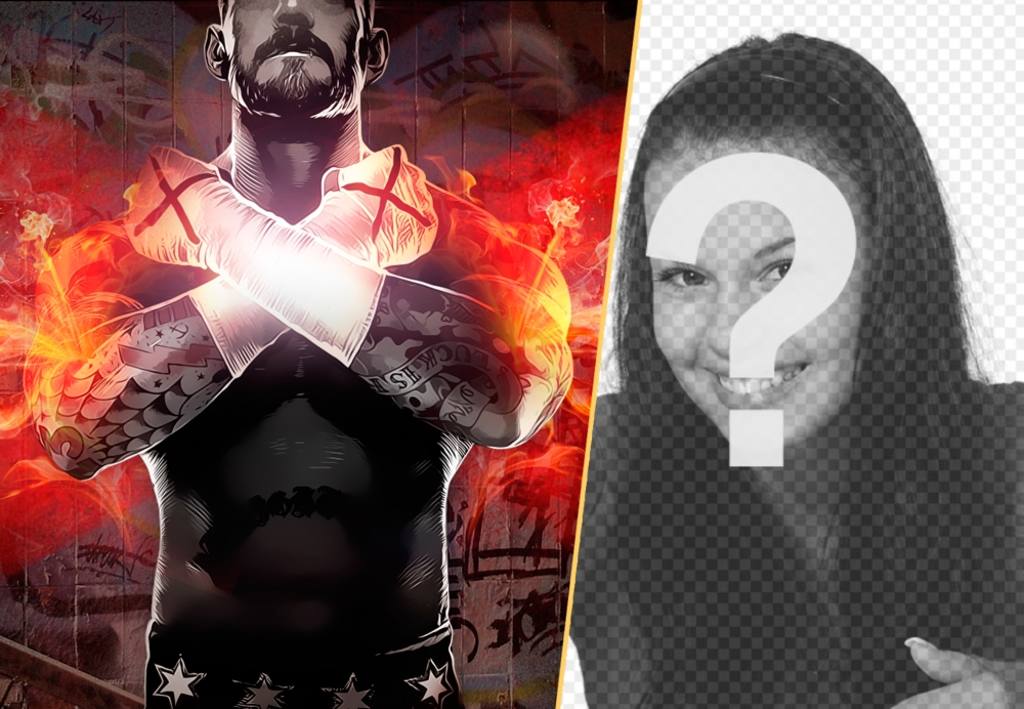 Collage con CM Punk ..