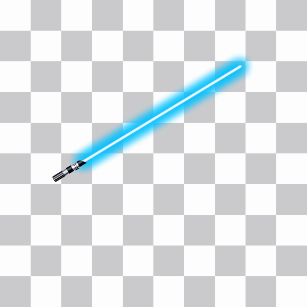 Sticker di una spada laser blu Jedi ..