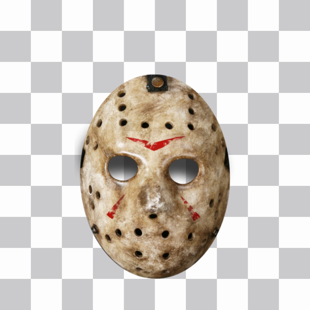 Sticker di maschera di Jason per la tua foto ..