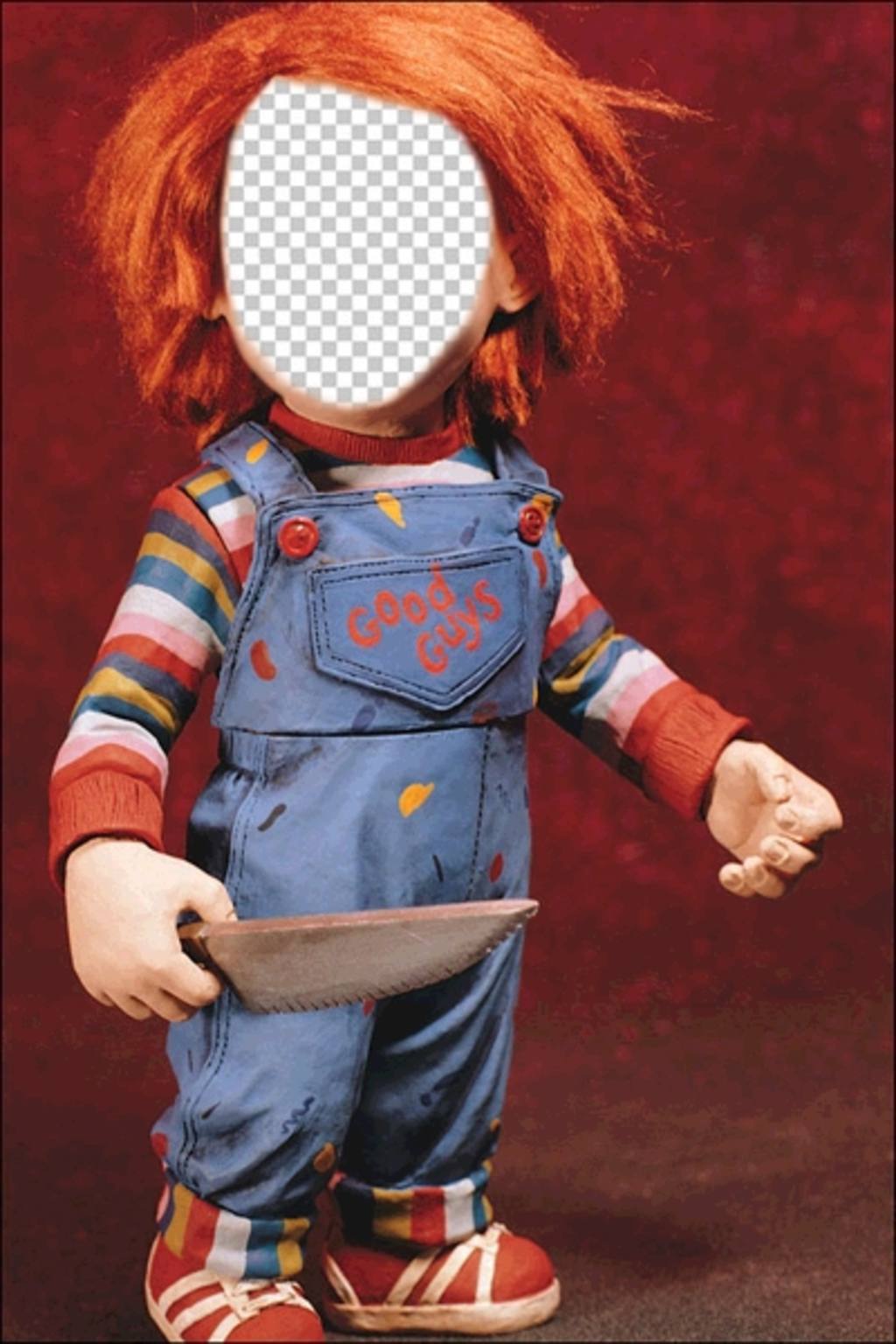 Fotomontaggio di Chucky per mettere il tuo viso ..