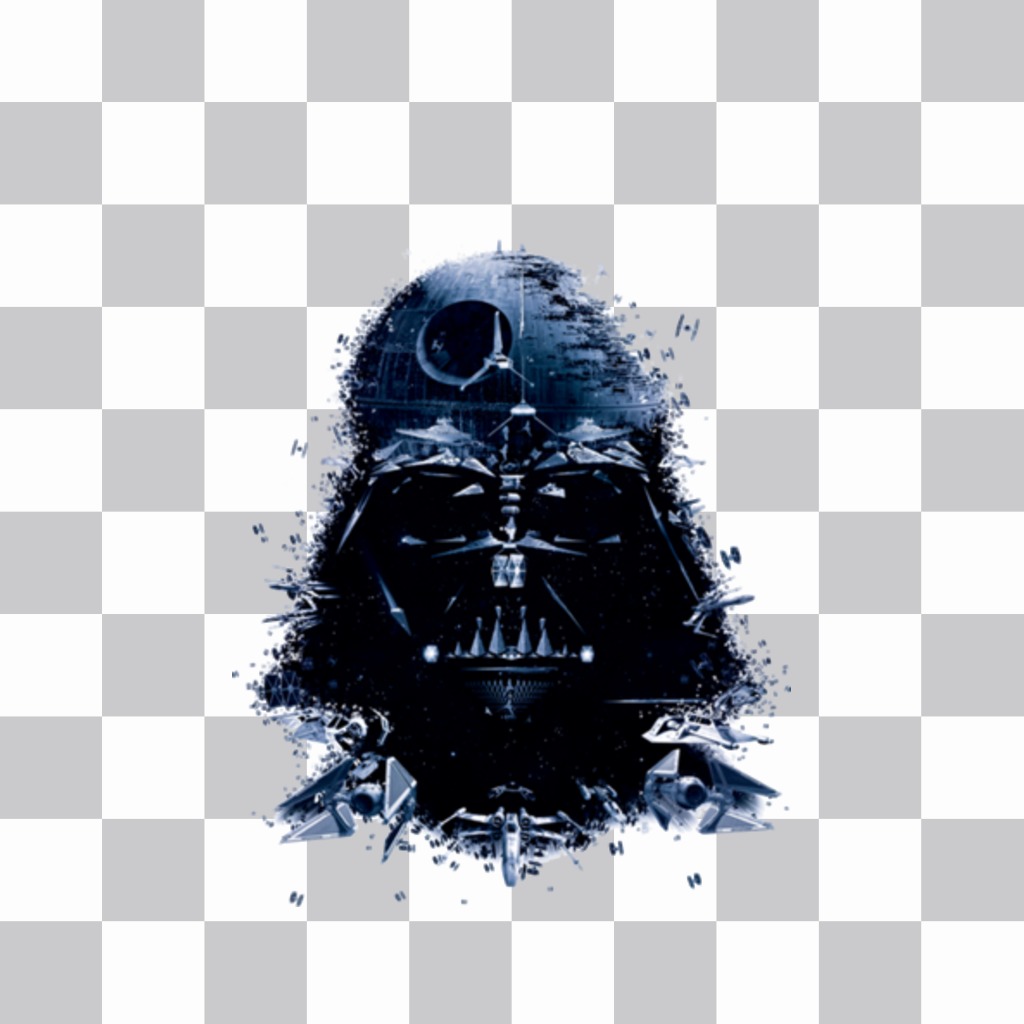 Sticker Darth Vader e la Morte Nera ..