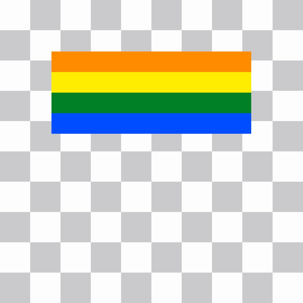 Gay pride di bandiera che si può mettere nella vostra immagine del profilo come un..