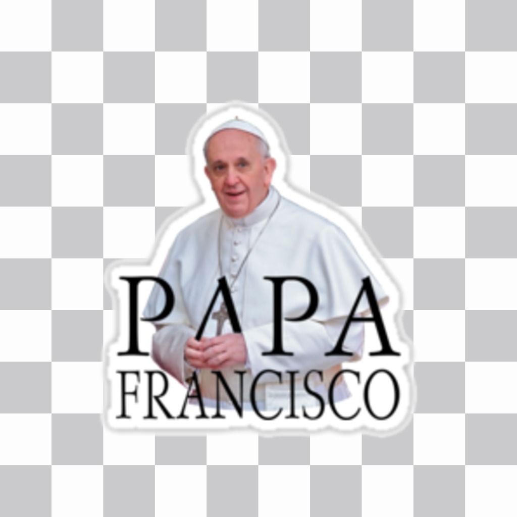 Foto di Papa Francisco a mettere nelle vostre foto come un..