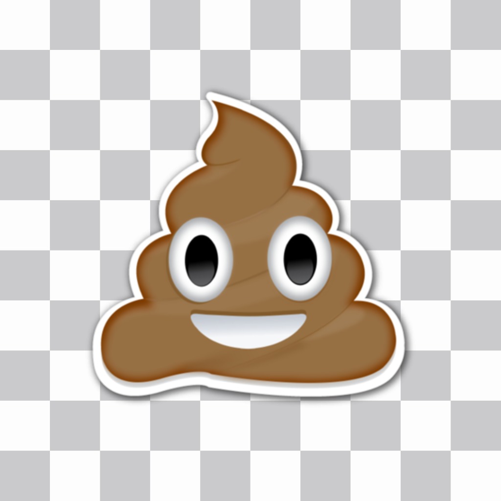 Emoticon di smiley whatsapp poo ..